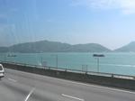 屯門公路から眺める海