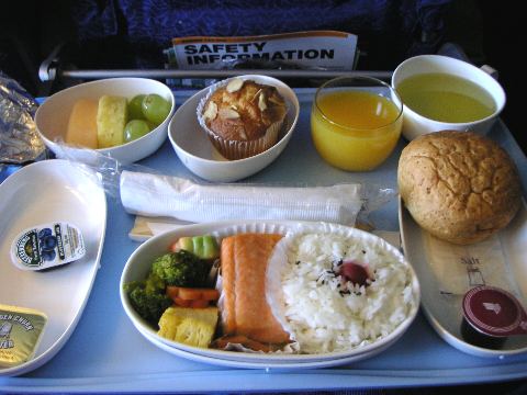 シンガポール航空SQ0638便機内食