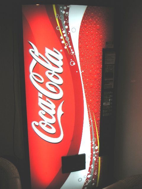 コカコーラの自動販売機